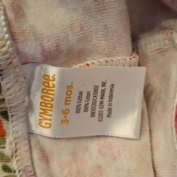 Gymboree girls size 3-6 months Woodland Friends girls leggings VGUC - Picture 2 of 6